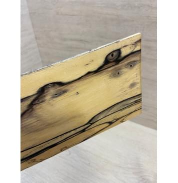 Эбен Лунный заготовка накладки на головку грифа под заливку Смешанный АА 3.5х110х190 мм-1