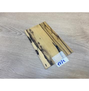 Эбен Лунный заготовка накладки на головку грифа под заливку Смешанный АА 4х120-110х190 мм (Уценка-трещина)-0