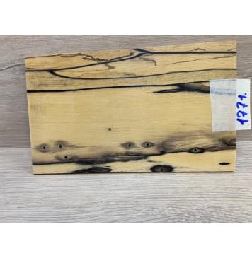 Эбен Лунный заготовка накладки на головку грифа под заливку Смешанный АА 4х120-110х190 мм (Уценка-трещина)-5