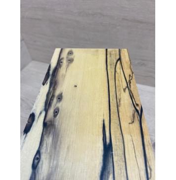 Эбен Лунный заготовка накладки на головку грифа под заливку Смешанный АА 4х120-110х190 мм (Уценка-трещина)-1