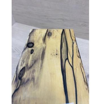 Эбен Лунный заготовка накладки на головку грифа под заливку Смешанный АА 3.5х113х190 мм-2