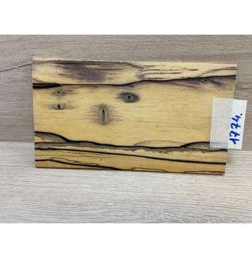 Эбен Лунный заготовка накладки на головку грифа под заливку Смешанный АА 4х105х190 мм (Уценка-трещина)-5