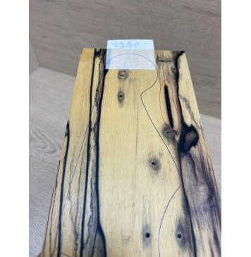 Эбен Лунный заготовка накладки на головку грифа под заливку Смешанный АА 4х105х190 мм (Уценка-трещина)-3