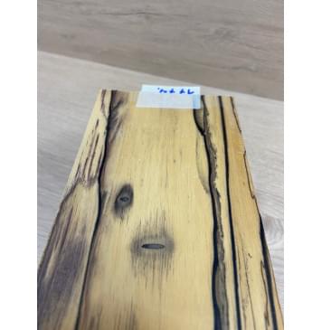 Эбен Лунный заготовка накладки на головку грифа под заливку Смешанный АА 4х105х190 мм (Уценка-трещина)-4