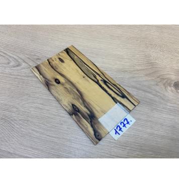 Эбен Лунный заготовка накладки на головку грифа под заливку Смешанный АА 3.5х107х190 мм-6