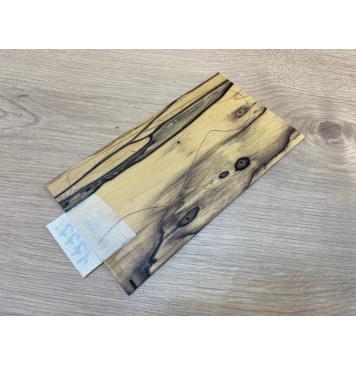 Эбен Лунный заготовка накладки на головку грифа под заливку Смешанный АА 3.5х107х190 мм-4