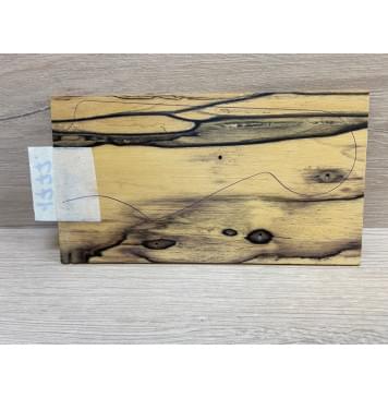 Эбен Лунный заготовка накладки на головку грифа под заливку Смешанный АА 3.5х107х190 мм-0