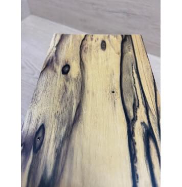 Эбен Лунный заготовка накладки на головку грифа под заливку Смешанный АА 3.5х107х190 мм-1