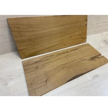 Клён Белый Печёный 180гр заготовка на топ Смешанный А 8х250-218х540 мм - 2шт (книжкой)-8