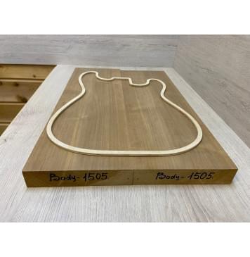 Ольха Печёная 180гр заготовка корпуса Тангент АА 38х182х565-550 мм (2шт)-1