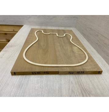 Ольха Печёная 180 гр заготовка на топ Тангент АА 18х193х565 мм -2 шт.(книжкой) Ольха Печёная 180 гр заготовка на топ Тангент АА 18х193х565 мм -2 шт.(книжкой)-1