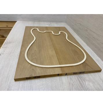 Ольха Печёная 180 гр заготовка на топ Тангент ААА 15х195х570 мм -2 шт.(книжкой) Ольха Печёная 180 гр заготовка на топ Тангент ААА 15х195х570 мм -2 шт.(книжкой)-1