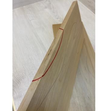 Ольха Печёная 180 гр заготовка на топ Тангент АА 14х170х555 мм -2 шт.(книжкой) Ольха Печёная 180 гр заготовка на топ Тангент АА 14х170х555 мм -2 шт.(книжкой)-4