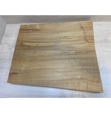 Клён Печёный 180 гр заготовка корпуса Смешанный А 46.5х250-217х540 мм (2шт) Уценка-сучки-0