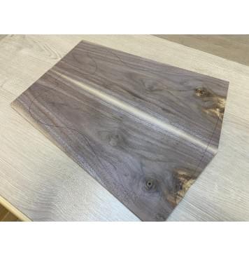 Орех Американский заготовка на топ Тангент А 10х193-143х460-430 мм - 2 шт. (книжкой) Уценка-сучки-7