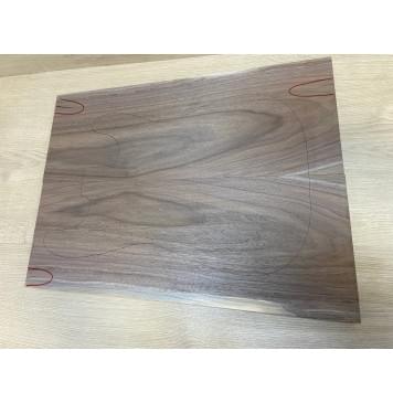 Орех Американский заготовка на топ Тангент АА 20х220-190х530 мм - 2 шт. (книжкой) АКЦИЯ-3