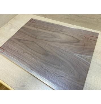 Орех Американский заготовка на топ Тангент АА 20х220-190х530 мм - 2 шт. (книжкой) АКЦИЯ-8