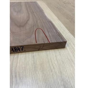 Орех Американский заготовка на топ Тангент АА 20х220-190х530 мм - 2 шт. (книжкой) АКЦИЯ-2