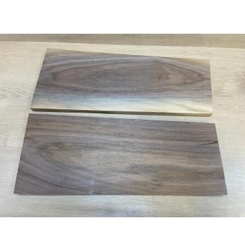 Орех Американский заготовка на топ Тангент АА 20х220-190х530 мм - 2 шт. (книжкой) АКЦИЯ-0