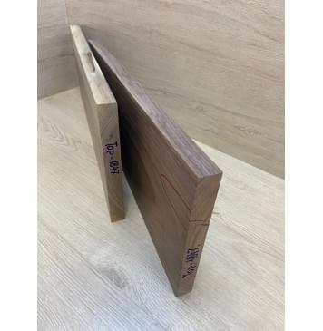 Орех Американский заготовка на топ Тангент АА 20х220-190х530 мм - 2 шт. (книжкой) АКЦИЯ-7