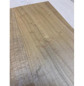 Клён Белый Печёный 180гр заготовка на топ Смешанный А 10х155х475 мм - 2шт (книжкой)-1