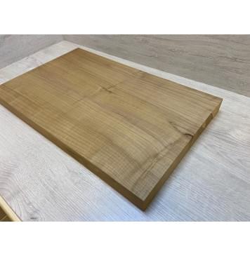 Клён Печёный 180 гр заготовка корпуса Радиал А 43х342-327х550 мм (Массив) Уценка-сучки-11