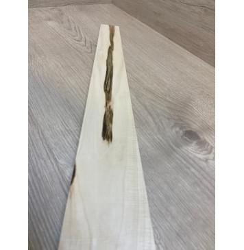 Клён Чёрный Явор, Волнистый заготовка накладки для электрогитары Тангент АА Волна А 8.5х80-45х495 мм-3