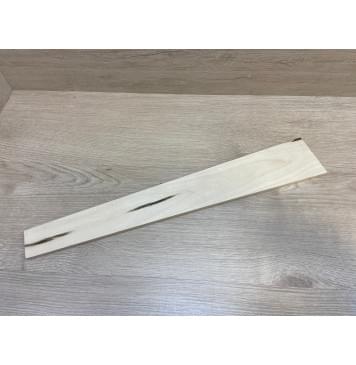 Клён Чёрный Явор, Волнистый заготовка накладки для электрогитары Тангент АА Волна А 8.5х80-45х495 мм-9