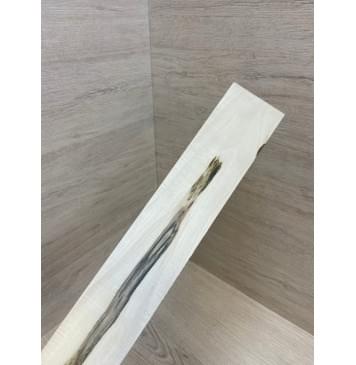 Клён Чёрный Явор, Волнистый заготовка накладки для электрогитары Тангент АА Волна А 8.5х80-45х495 мм-6