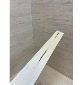 Клён Чёрный Явор, Волнистый заготовка накладки для электрогитары Тангент АА Волна А 8.5х80-45х495 мм-10