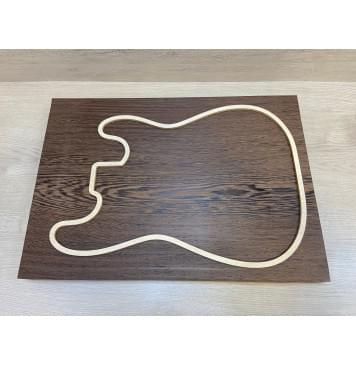 Венге заготовка корпуса Тангент ААА 41х388х540 мм (Массив) Венге заготовка корпуса Тангент ААА 41х388х540 мм (Массив)-0