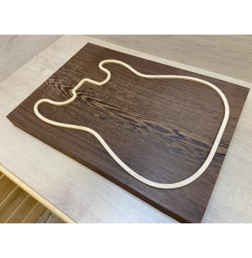 Венге заготовка корпуса Тангент ААА 41х388х540 мм (Массив) Венге заготовка корпуса Тангент ААА 41х388х540 мм (Массив)-7