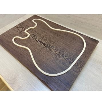 Венге заготовка корпуса Тангент ААА 47х389х565 мм (Массив) Венге заготовка корпуса Тангент ААА 47х389х565 мм (Массив)-2