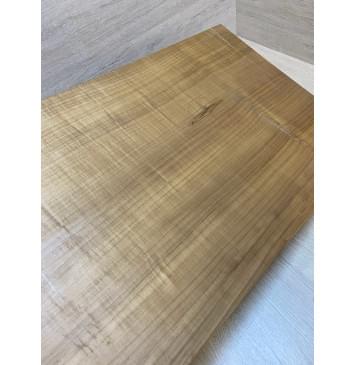 Клён Белый Печёный 180гр заготовка на топ Радиал А 4.5х358х550 мм (цельный) Уценка-трещина-8