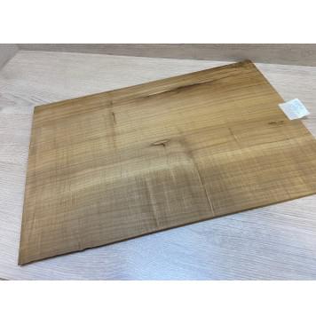 Клён Белый Печёный 180гр заготовка на топ Радиал А 7х367-347х525 мм (цельный) Уценка-трещина-10