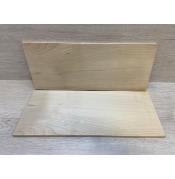 Клён Белый Печёный 180гр заготовка на топ Смешанный А 9.5х182х450-440 мм - 2шт (книжкой)-3