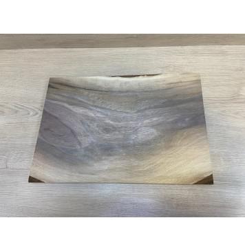 Орех Американский Заболонь заготовка на топ для Тревел гитары Смешанный АА 24х305-298х450-430 мм (цельный)-1