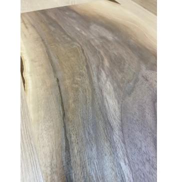 Орех Американский Заболонь заготовка на топ для Тревел гитары Смешанный АА 24х305-298х450-430 мм (цельный)-5