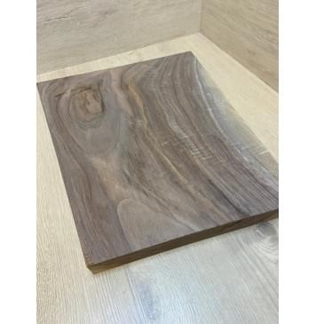 Орех Американский Заболонь заготовка корпуса для Тревел гитары Тангент АА 30х348-278х405 мм (Массив)-6