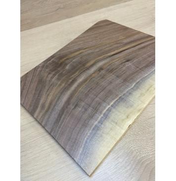 Орех Американский Заболонь заготовка на топ для Тревел гитары Смешанный ААА 18х296-276х385 мм (цельный)-6