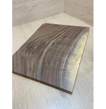 Орех Американский Заболонь заготовка на топ для Тревел гитары Смешанный ААА 18х296-276х385 мм (цельный)-5