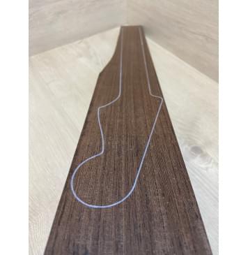 Венге заготовка грифа для электрогитары Радиал АА 28х98х725 мм-4