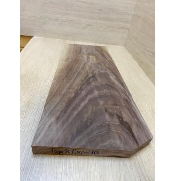 Орех Американский заготовка на топ Тангент ААА 28х265-234х620-590 мм (1шт под распил)-1