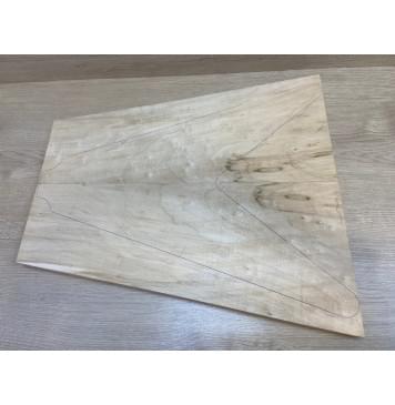 Клён Американский заготовка на топ Смешанный А 27.5х240-150х540 мм - 2 шт. (книжкой)-0