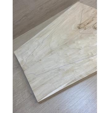 Клён Американский заготовка на топ Смешанный А 27.5х240-150х540 мм - 2 шт. (книжкой)-2