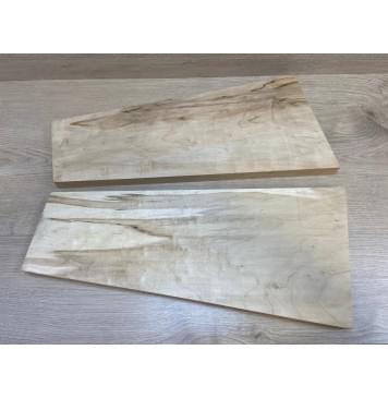 Клён Американский заготовка на топ Смешанный А 27.5х240-150х540 мм - 2 шт. (книжкой)-7