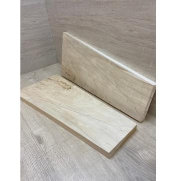 Клён Американский заготовка на топ Смешанный А 27.5х240-150х540 мм - 2 шт. (книжкой)-6