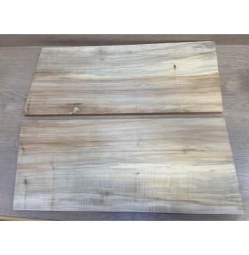 Клён Американский Волнистый заготовка на топ Радиал А Волна А 18х255х610-597 мм - 2 шт (книжкой)-10