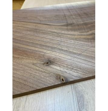 Орех Американский Заболонь заготовка на топ Смешанный А 17х359х490 мм - (цельный) АКЦИЯ-4