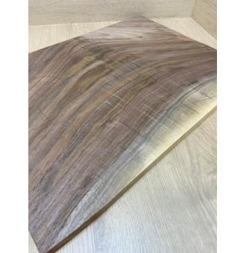 Орех Американский Заболонь заготовка на топ Смешанный А 17х359х490 мм - (цельный) АКЦИЯ-2